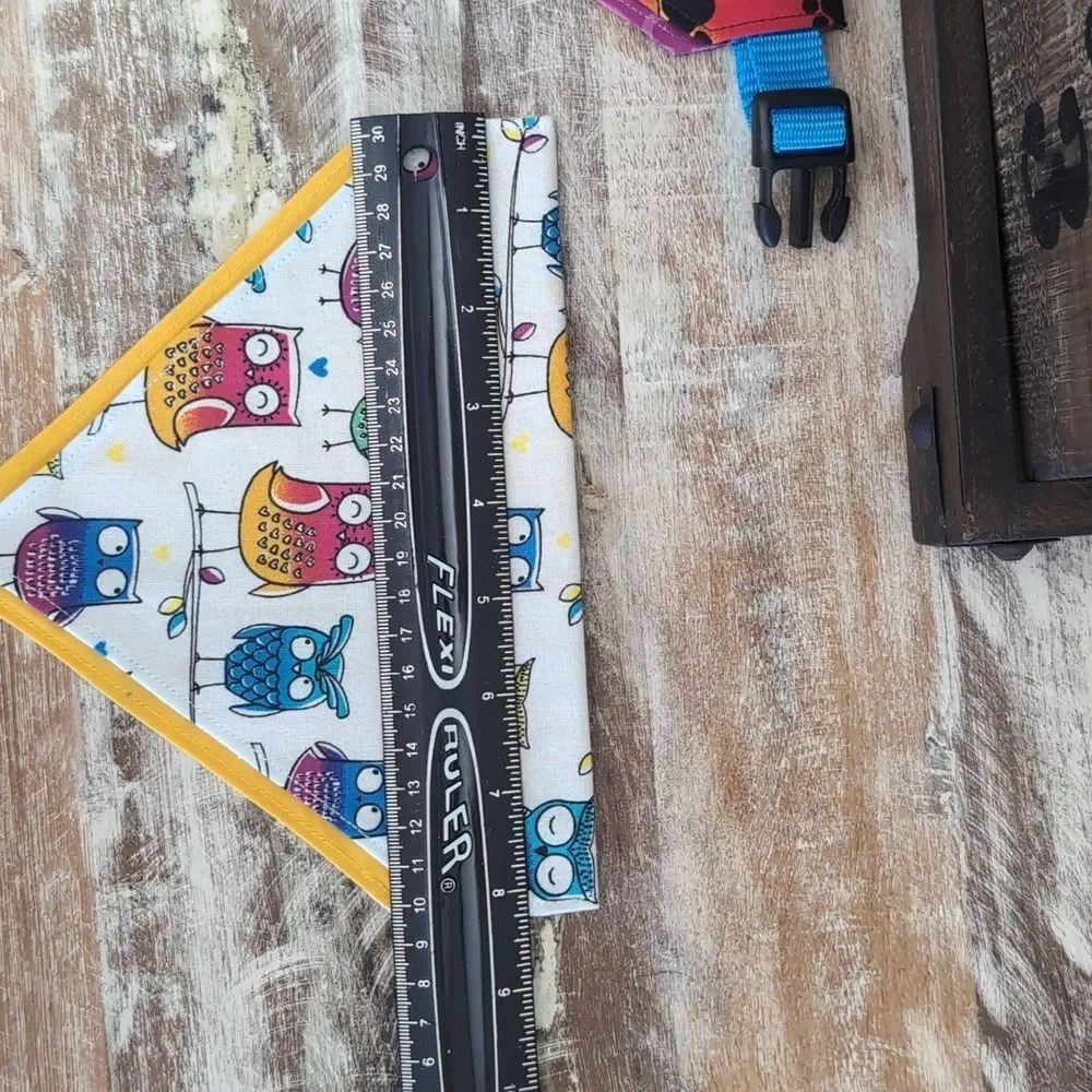 Hand Crafted Over the Collar Dog/Cat Bandanas Set of 3, Size Small